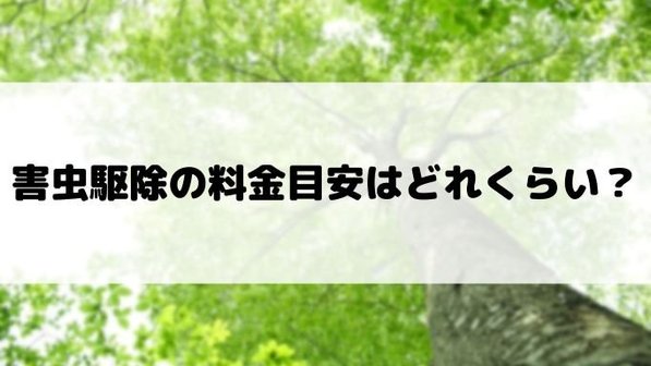 害虫駆除の料金相場はいくら?ゴキブリ駆除の相場や業者利用についても解説