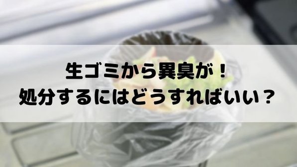 生ゴミの適切な処理方法は?自分で処分するときに用意すべき4つのもの
