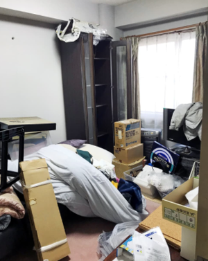【2LDK】大量の荷物も丁寧に仕分け・搬出いたします(8万円)の施工前