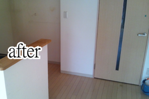【1R】6畳一間のアパート整理も1日で完了の施工後