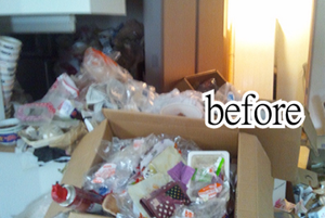 【1R】6畳一間のアパート整理も1日で完了の施工前