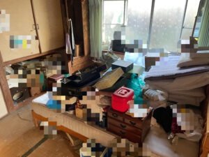 数年間空き家だった一軒家の整理の施工前