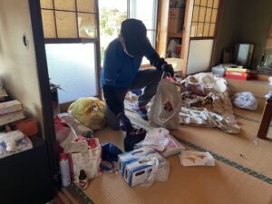 家財整理と除菌脱臭のご依頼の施工前