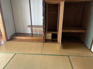不用品片付けと無料の簡易清掃の施工後