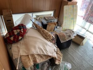引っ越しに伴う賃貸の家財整理の施工前