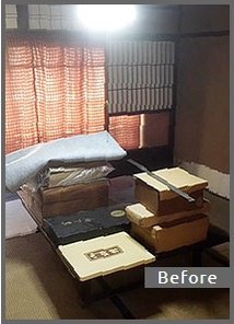 【8DK】戸建ての遺品整理・美術品の買取【165,000円】の施工前