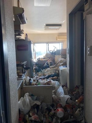 【遺品整理およびゴミ屋敷清掃】 愛知県江南市 bさんの施工前