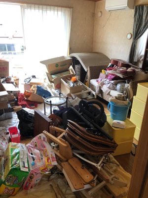 【2DK】遺品整理:223,000円(買取金額:62,000円)の施工前