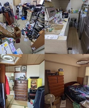 遺品整理(京都市伏見区久我本町)の施工前
