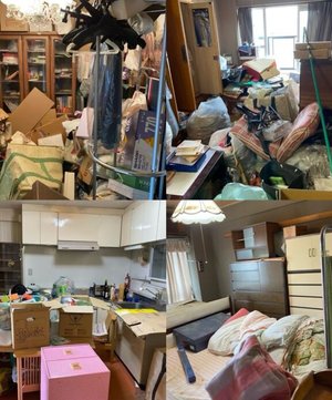 遺品整理(京都府山科区西野離宮町)の施工前