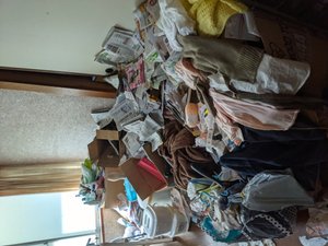 不用品回収・分別の施工前