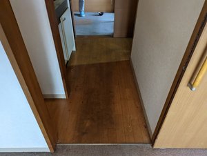 遺品整理に伴う特殊清掃の施工前