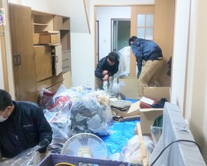 【5K長屋】長年住まわれたご実家の整理の施工前