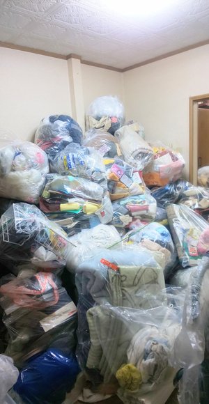 1つ前の事例の作業中の状況です。の施工前