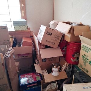 【遺品整理】帯広市 一軒家+物置の施工前