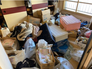 たくさんの家財があってもお任せください。の施工前