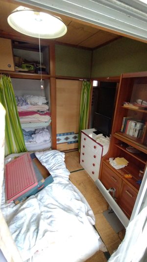 摂津市の3LDKのお部屋の遺品整理の施工前