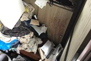 京都市右京区 ゴミ屋敷清掃の施工前