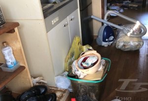 京都市山科区 遺品整理・特殊清掃・オゾン消臭・リフォーム工事の施工前