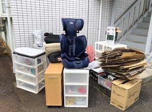 愛知県豊田市 不用品回収の施工前