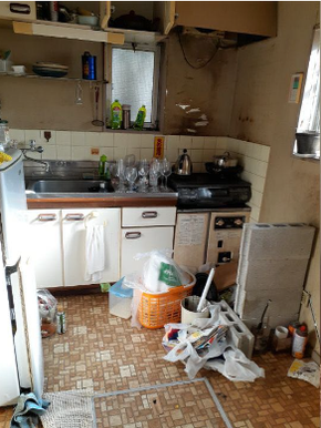 お部屋片付けの施工前