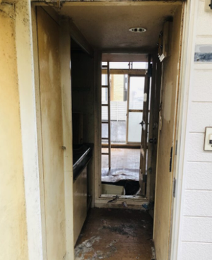 1R ゴミ屋敷清掃の施工後