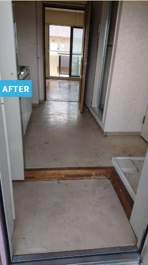 ゴミ屋敷の片付けの施工後