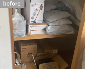 お客様の声 栃木県にて、老人ホームの紹介および入居に伴う身辺整理の施工前