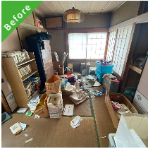 所沢市 遺品整理の施工前
