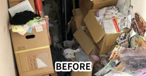 調布市 ゴミ屋敷清掃の施工前