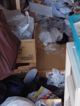 引っ越しに伴うお部屋の片付け・簡易清掃(神奈川県)の施工前