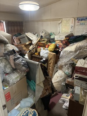 5LDK+屋根裏収の遺品整理の施工前