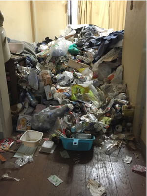 遺品整理:京都市右京区の施工前