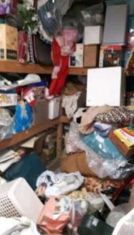 一戸建て・倉庫の遺品整理・不用品回収の施工前