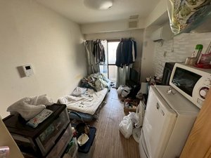 1Kの片付けの施工前