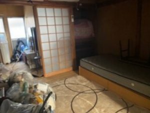 一戸建ての遺品整理の施工前