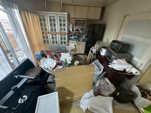 3LDK・ベランダ付き物件の片付けの施工前