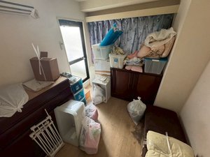 1Kの片付けの施工前