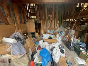 4LDK・ガレージ / 倉庫付き物件の片付けの施工前