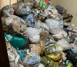 愛知県東海市での不用品回収・ゴミ屋敷清掃の施工前