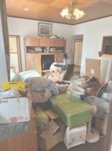 東京都狛江市での遺品整理の施工前