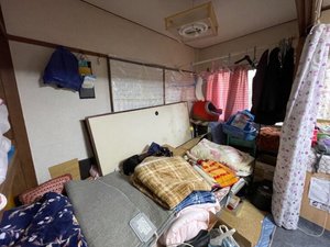 2LDKの部屋片付けの施工前
