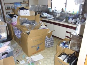 孤独死されたお父様の遺品整理の施工前