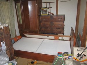 大型の家具の処分もお受けしましたの施工前