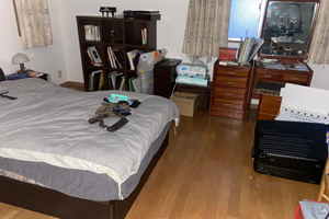 4LDK戸建ての遺品整理の施工前