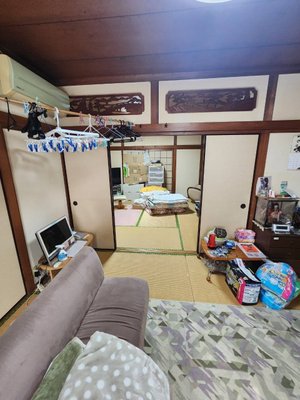 3DK一軒家の空き家片付けの施工前