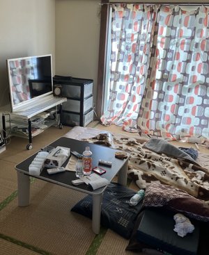 戸建4LDKの遺品整理の施工前