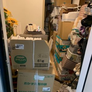 1LDKマンションの生前整理の施工前