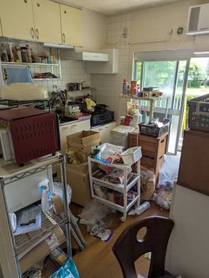 3DK・マンションの遺品整理の施工前