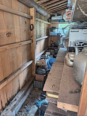 2DK+納屋2室の空き家片付けの施工前